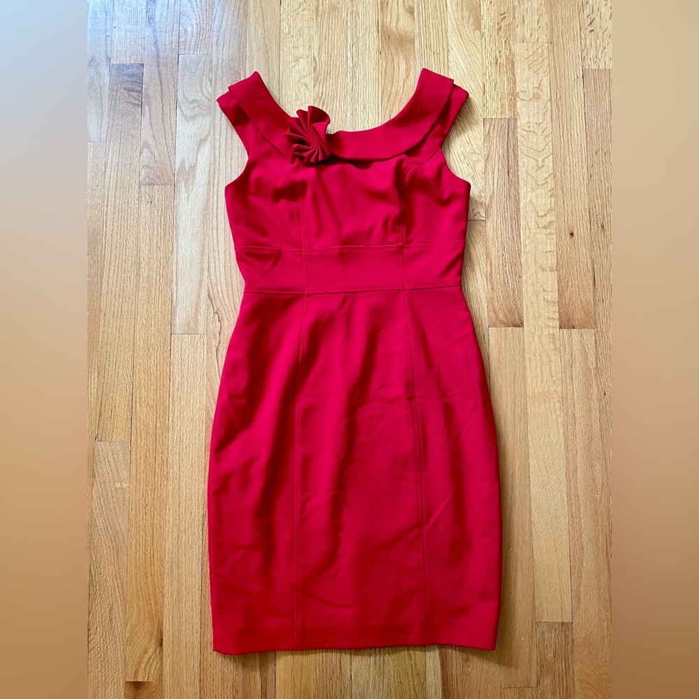 Calvin Klein Red Special Occassion Dress